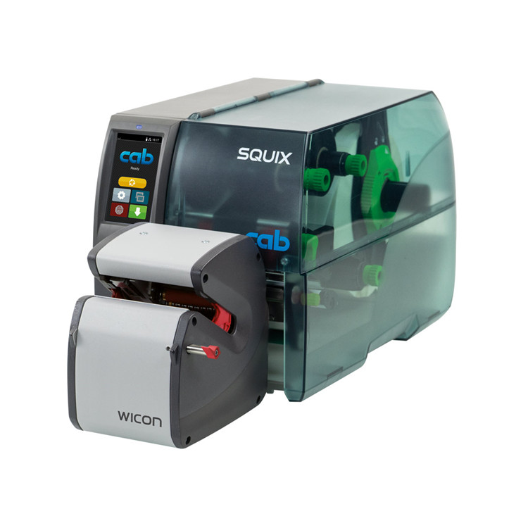 cab线材卷标贴标机wicon